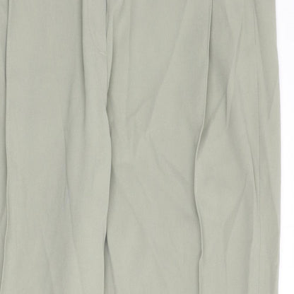 Womens UK Size 14 Marks and Spencer Regular Fit  Green Trousers
