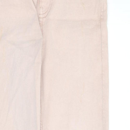 Womens UK Size 6 Marks and Spencer Slim Fit Skinny Pink Jeans