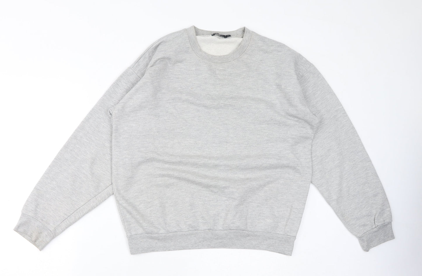 Nasty Gal Womens Grey Cotton Pullover Sweatshirt Size M Pullover - Snake Valley