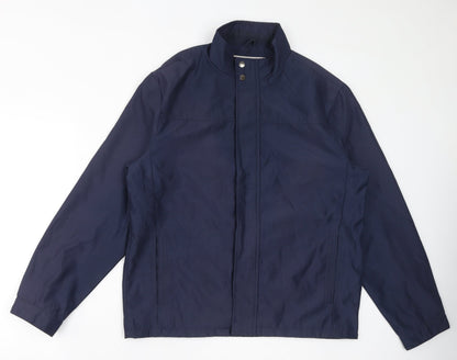 Hutson Harbour Womens Blue Jacket Size L Zip