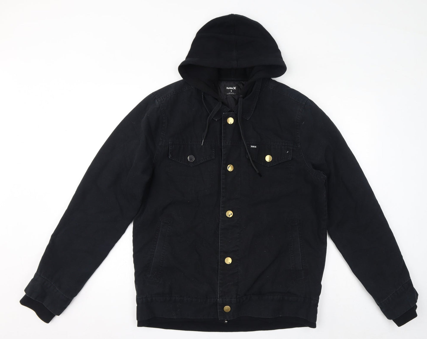 Mens UK Size S Hurley Black Jacket