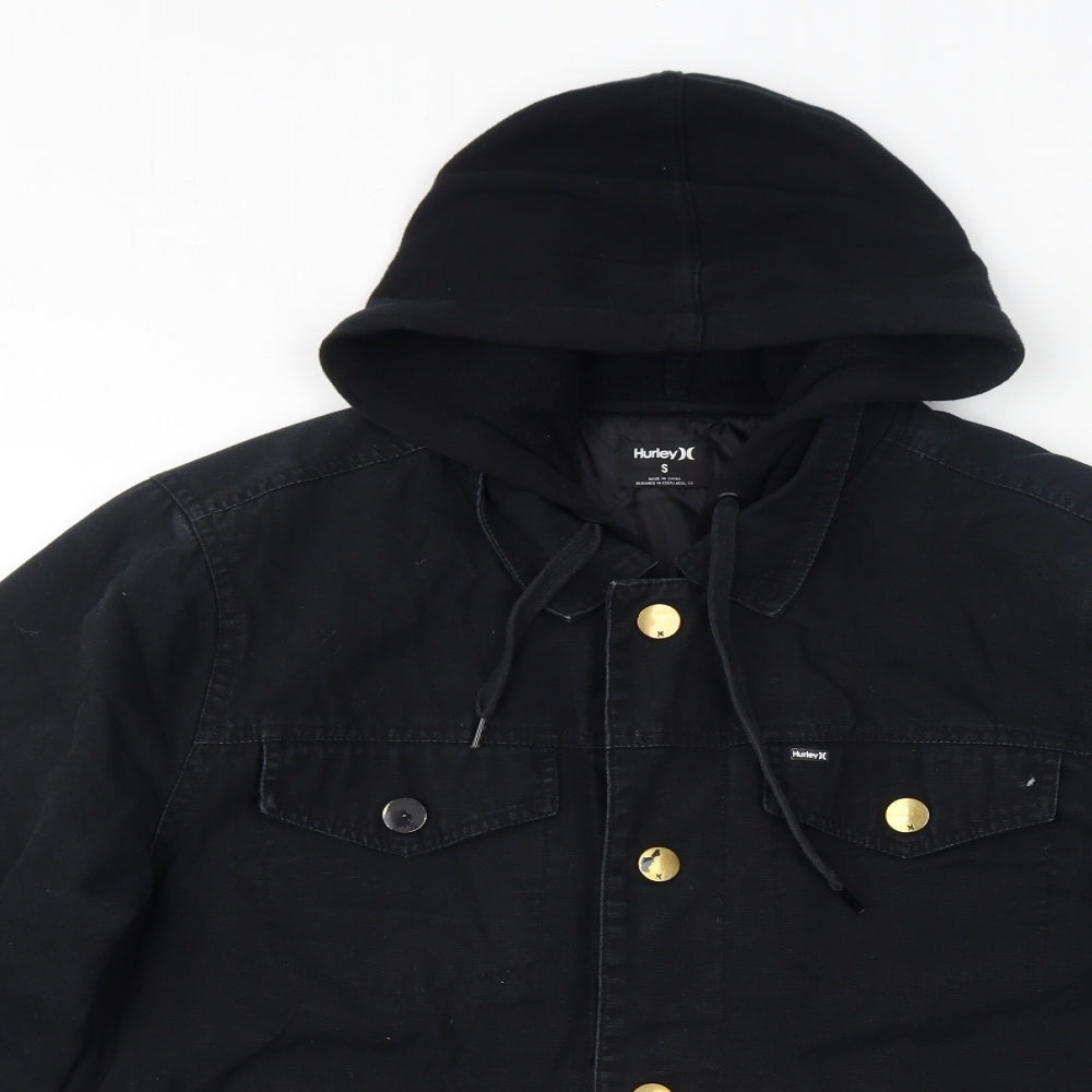 Mens UK Size S Hurley Black Jacket