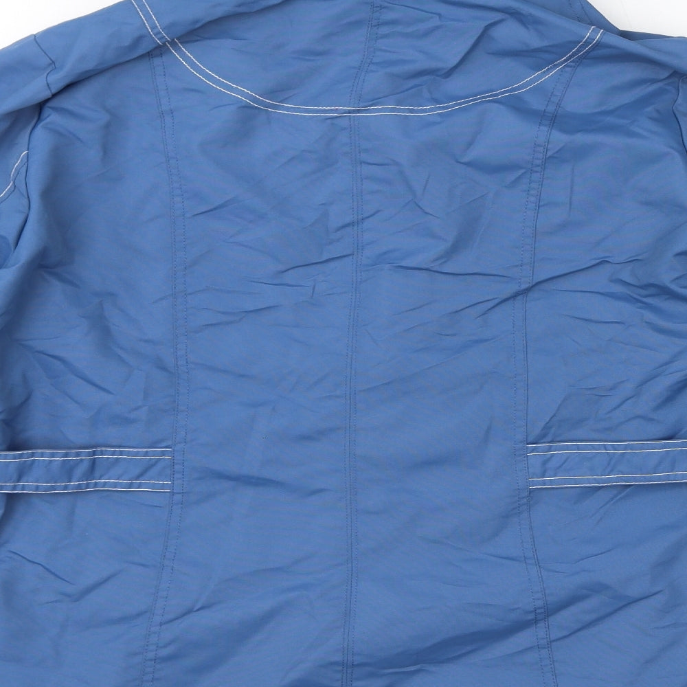 PACO Womens Blue Jacket Size L Zip