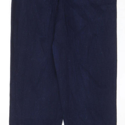 Denim & Co. Womens Blue Cotton Skinny Jeans Size 6 L28 in Regular Zip - Pockets