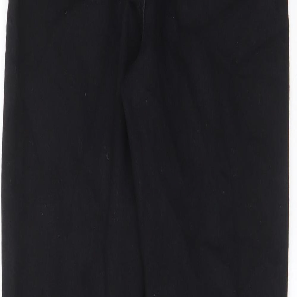 Missguided Womens Black Cotton Skinny Jeans Size 8 L27 in Regular Zip - Pockets