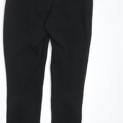 Gap Womens Black Cotton Capri Jeans Size 12 L23 in Regular Zip - Ankle zip