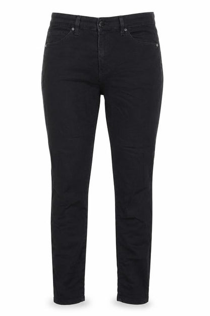 Topshop Womens Black Cotton Skinny Jeans Size 28 in L30 in Regular Zip - Pockets
