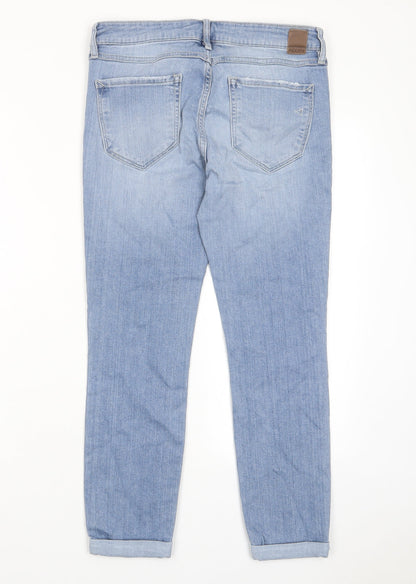 Hidden Jeans Womens Blue Cotton Skinny Jeans Size 28 in L25 in Regular Zip - Pockets