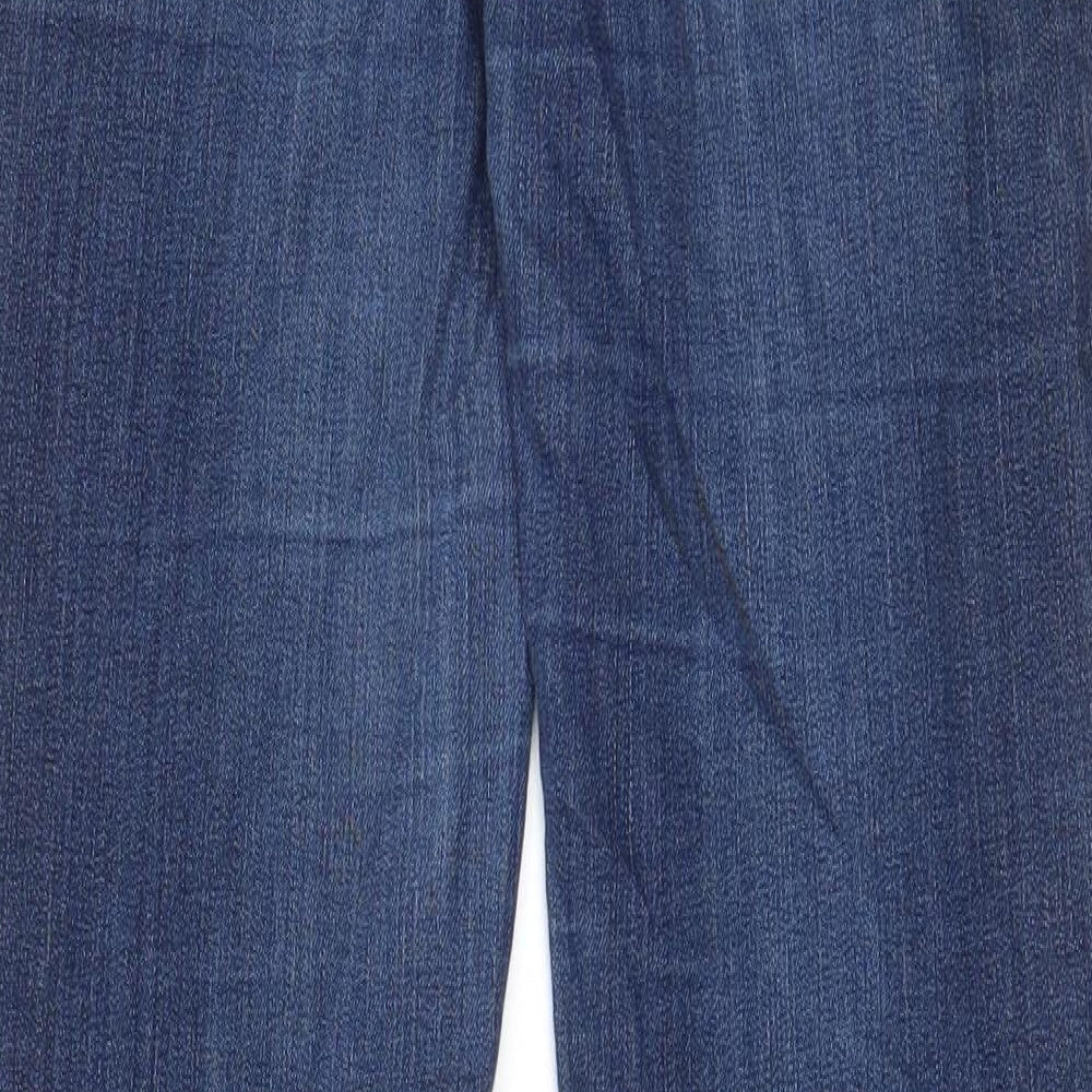 Gpa Womens Blue Cotton Bootcut Jeans Size 26 in L30 in Regular Zip - Pockets