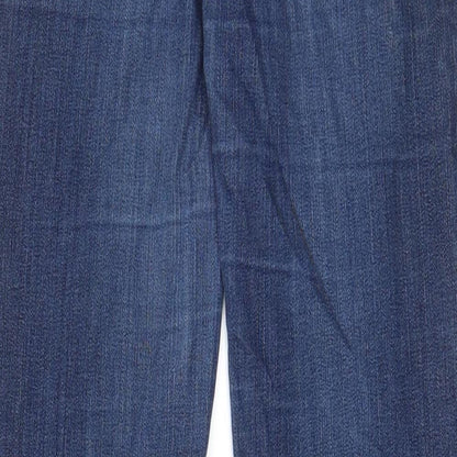 Gpa Womens Blue Cotton Bootcut Jeans Size 26 in L30 in Regular Zip - Pockets