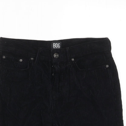 BDG Womens Blue Cotton Bermuda Shorts Size 28 in L9 in Regular Zip - Pockets