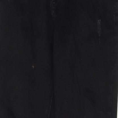 Asylum Womens Black Cotton Skinny Jeans Size 30 in L27 in Regular Zip - Pockets