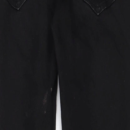 Asylum Womens Black Cotton Skinny Jeans Size 30 in L27 in Regular Zip - Pockets