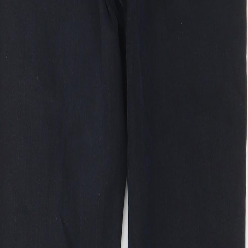 Topshop Womens Black Cotton Skinny Jeans Size 26 in L30 in Regular Zip - Pockets