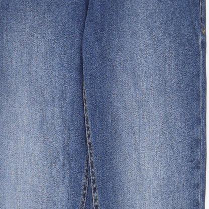 ADPT Mens Blue Cotton Skinny Jeans Size 33 in L34 in Regular Zip - Pockets