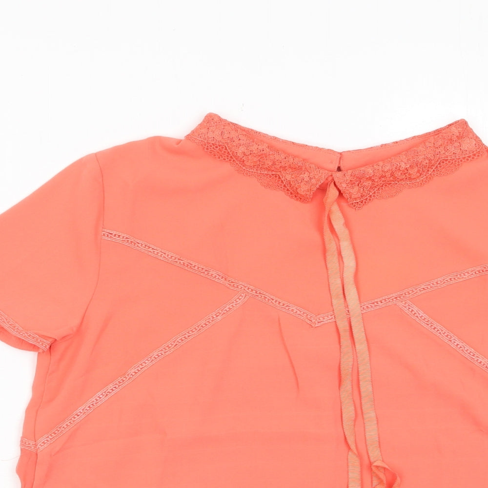 Womens UK Size M Grace & Mila Pink Basic T-Shirt