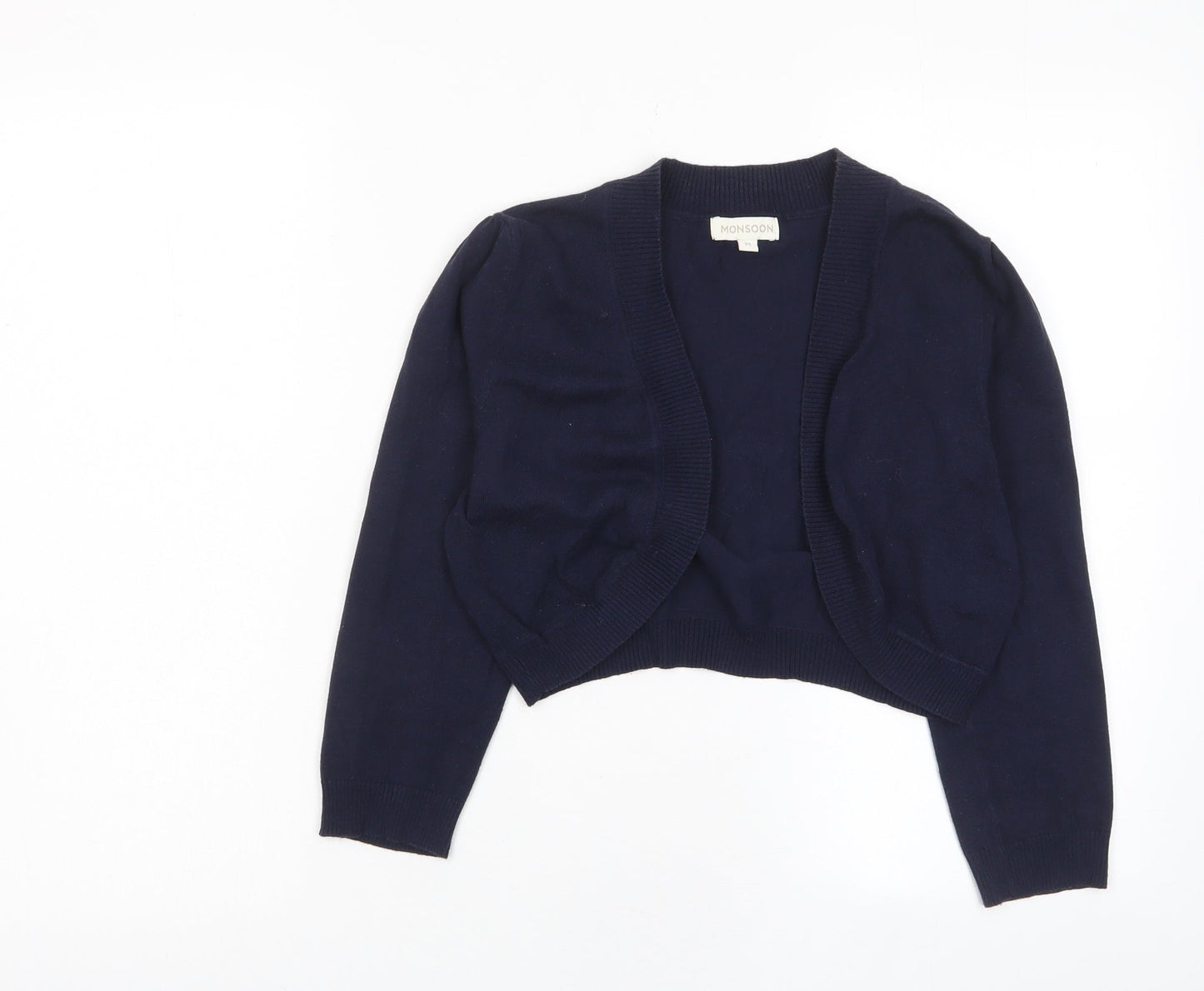 Womens UK Size M Monsoon Blue Cardigan Jumper