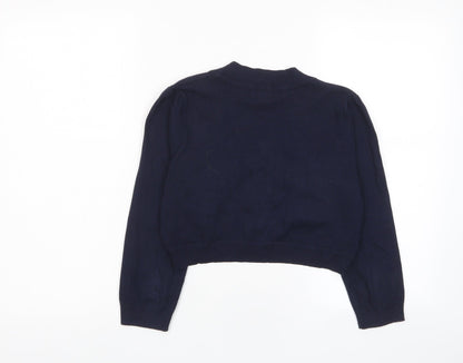 Womens UK Size M Monsoon Blue Cardigan Jumper