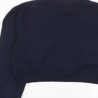 Womens UK Size M Monsoon Blue Cardigan Jumper