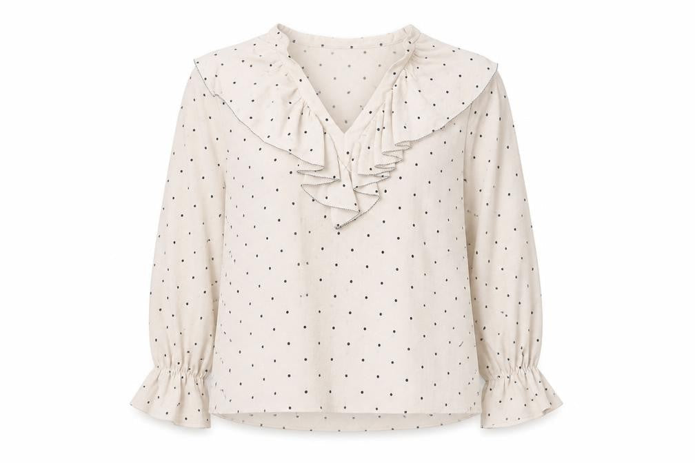 Womens UK Size 12 Marks and Spencer Beige Basic Blouse