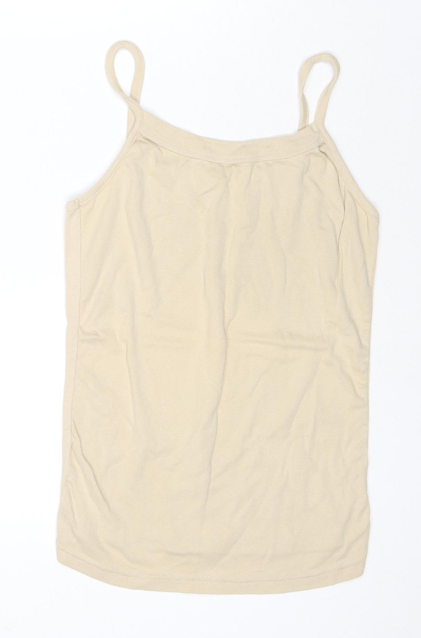 Womens UK Size 16 Ellie Louise Beige Basic Tank