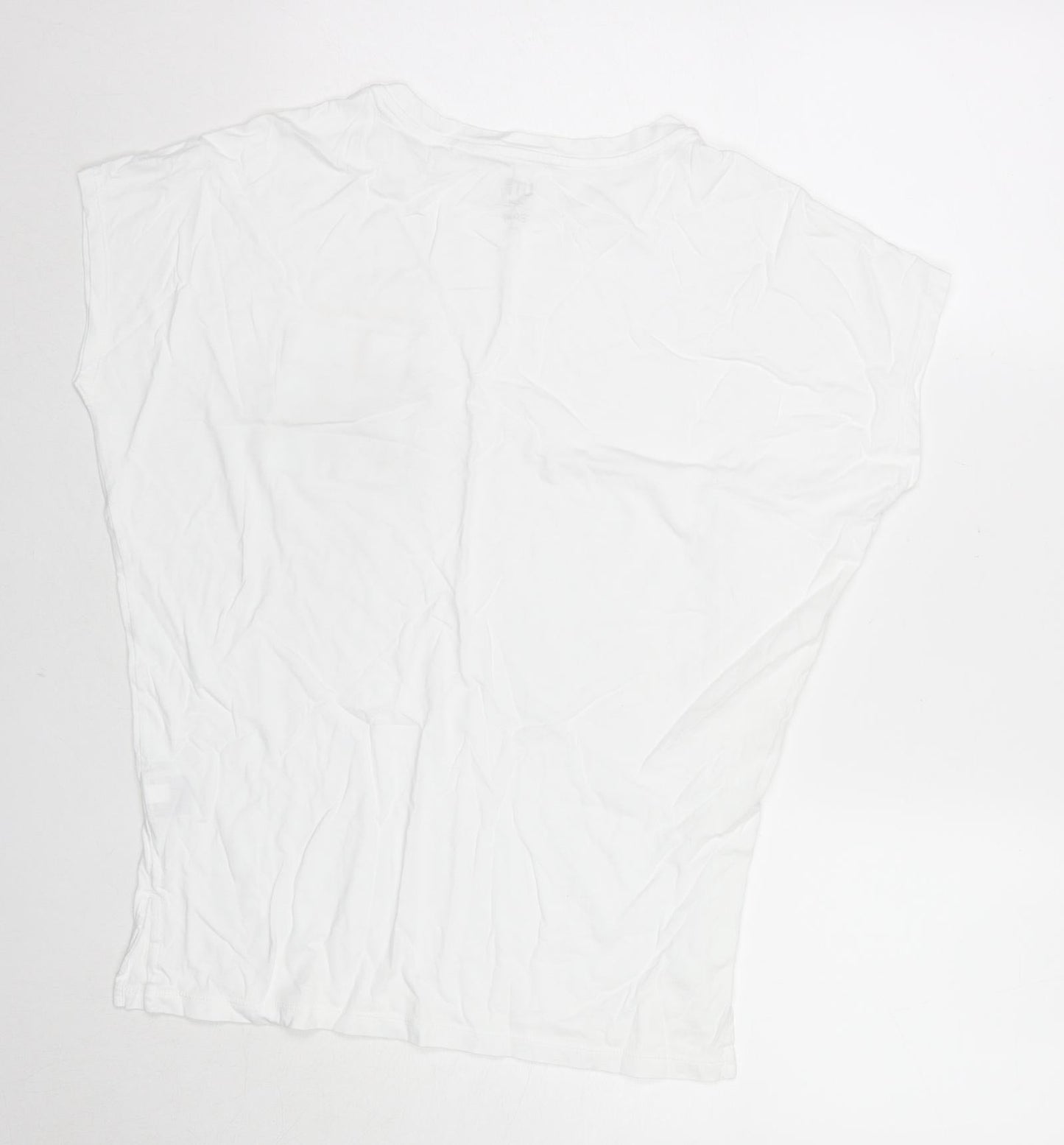 Womens UK Size XS Uniqlo White Basic T-Shirt