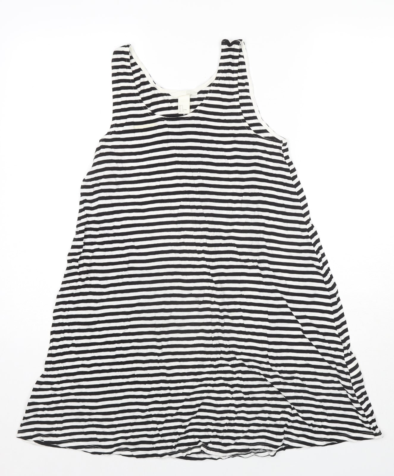 Womens UK Size S H&M Black Tunic Tank
