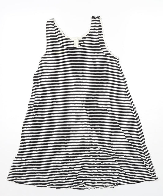 Womens UK Size S H&M Black Tunic Tank