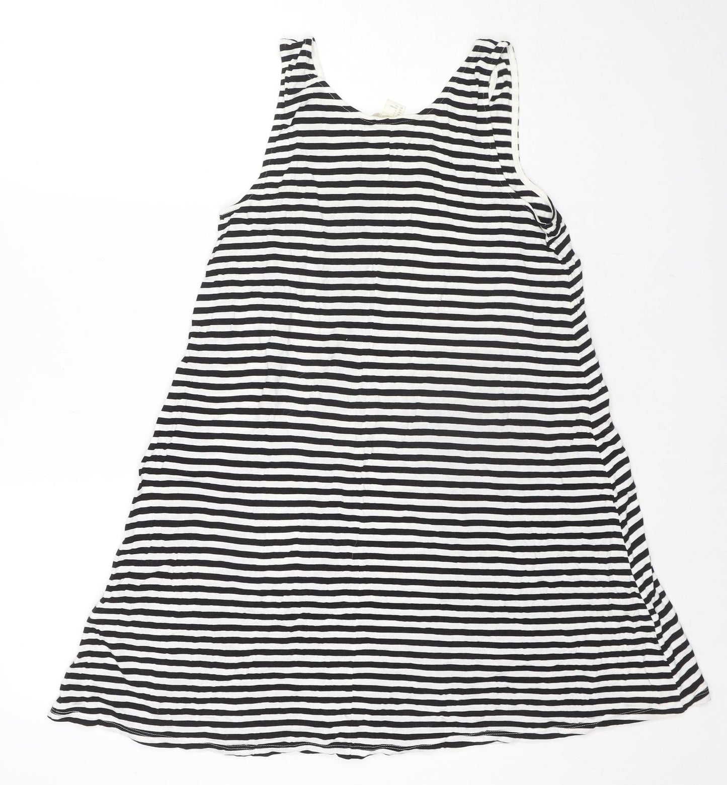Womens UK Size S H&M Black Tunic Tank
