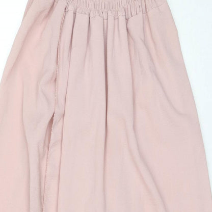 Made in Italy Womens Pink Polyester Maxi Size 18 Off the Shoulder Pullover
