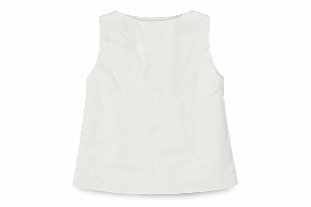 Womens UK Size M Zara White Basic Tank