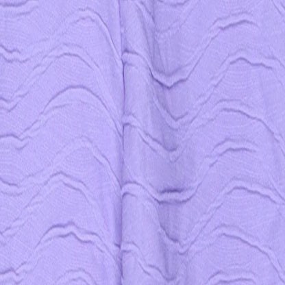 PRETTYLITTLETHING Womens Purple Polyester Jumpsuit One-Piece Size 6 L28 in Pullover - Cut Out Detail