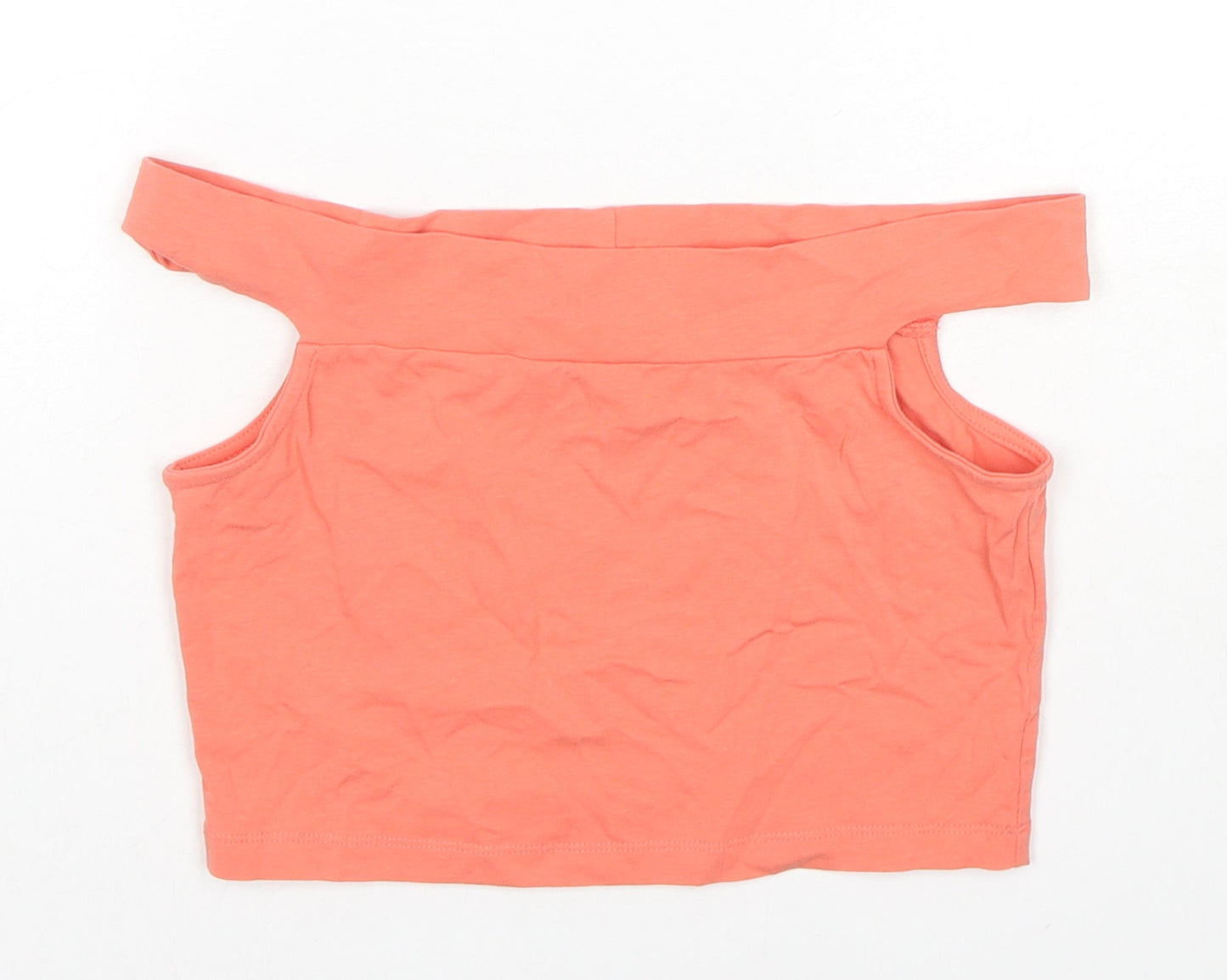 Womens UK Size 8 ASOS Orange Cropped Tank