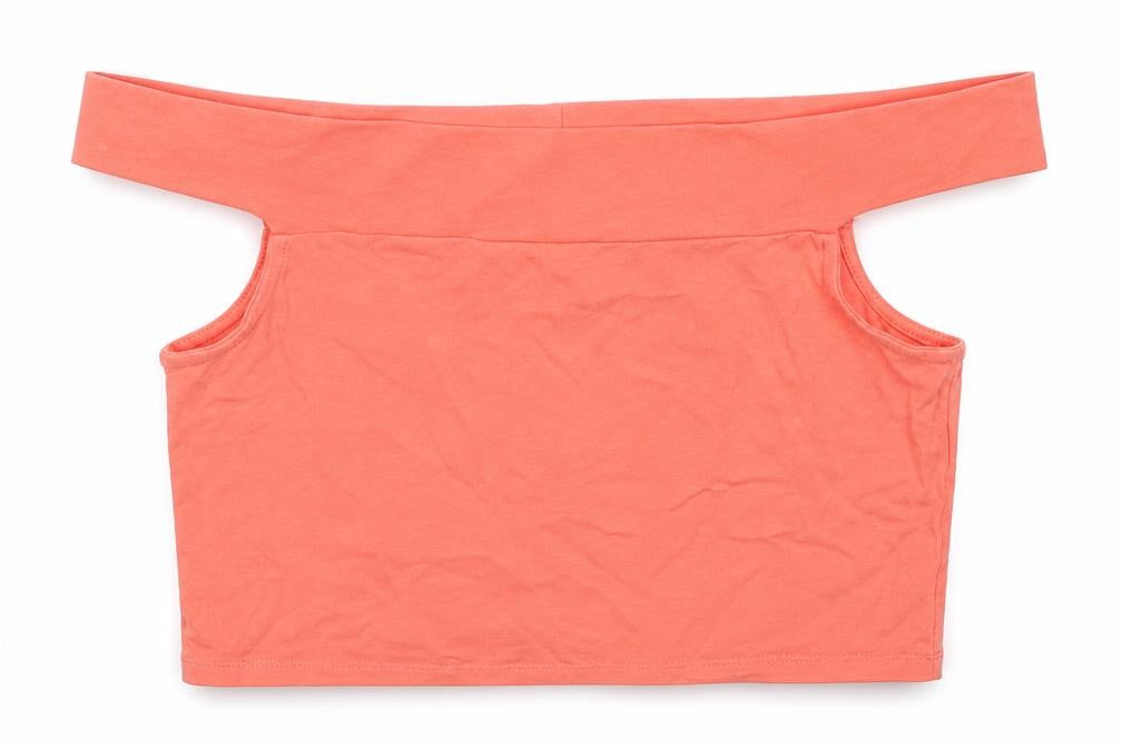 Womens UK Size 8 ASOS Orange Cropped Tank