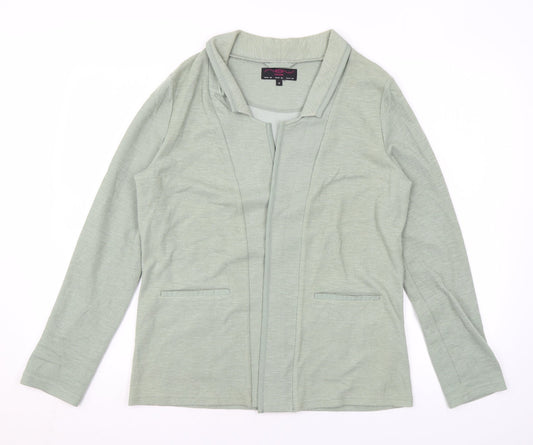 Womens UK Size 12 New Look Green Cardigan Jumper