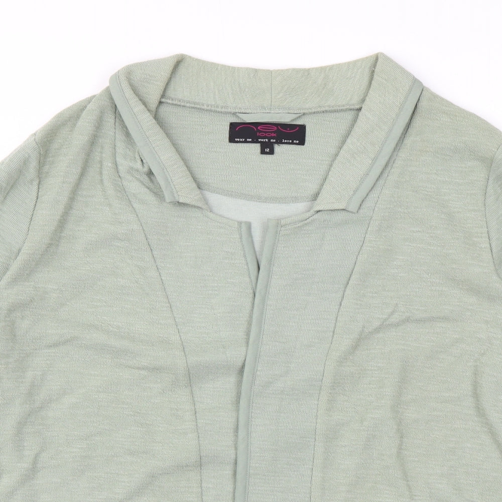 Womens UK Size 12 New Look Green Cardigan Jumper
