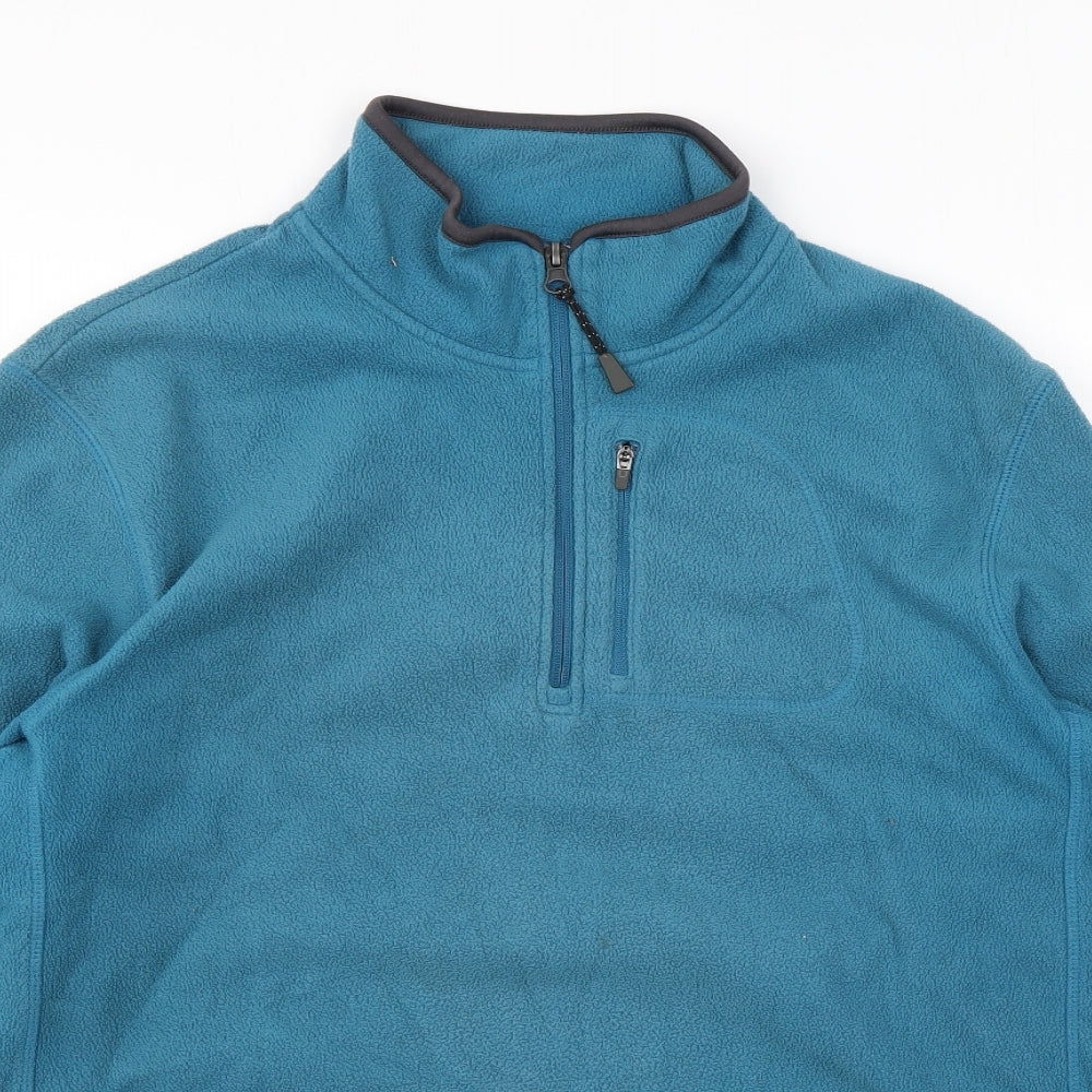 Mens UK Size S Marks and Spencer Blue Pullover Sweatshirt