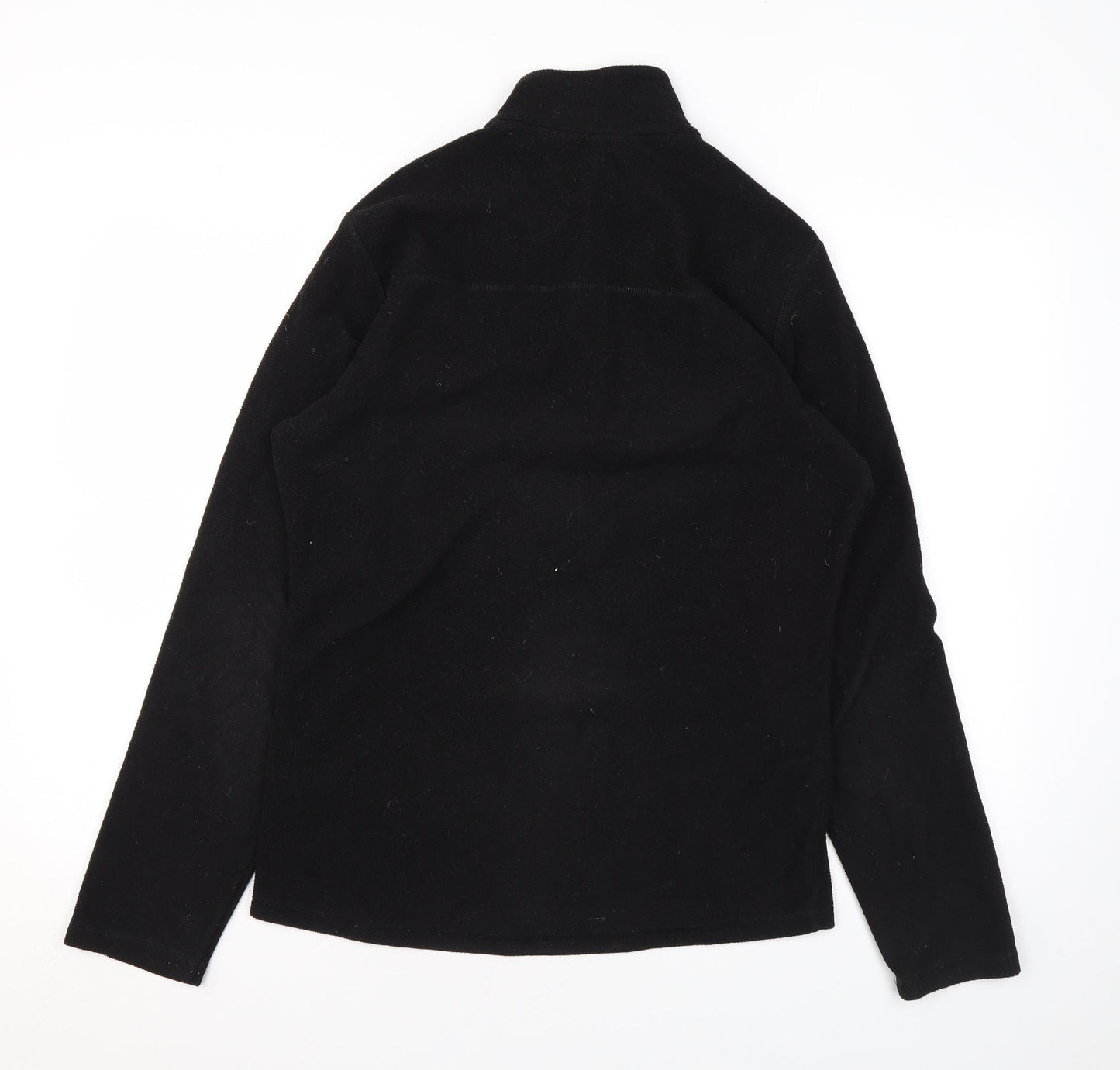 DECATHLON Womens Black Polyester Pullover Sweatshirt Size S Zip