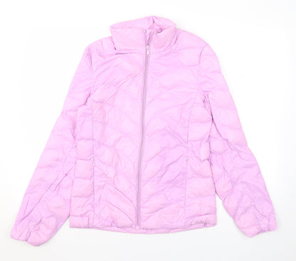 Womens UK Size 6 Marks and Spencer Pink Puffer Jacket