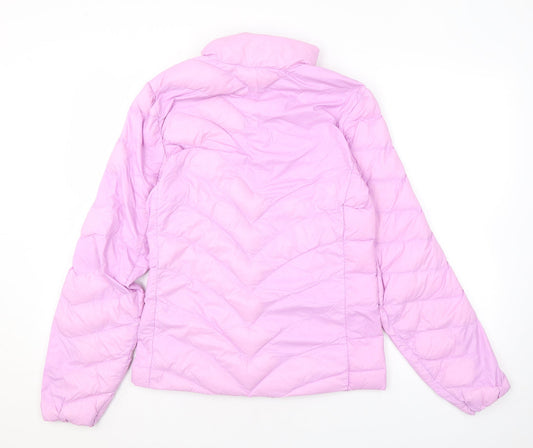 Womens UK Size 6 Marks and Spencer Pink Puffer Jacket