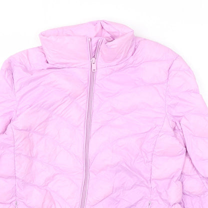 Womens UK Size 6 Marks and Spencer Pink Puffer Jacket