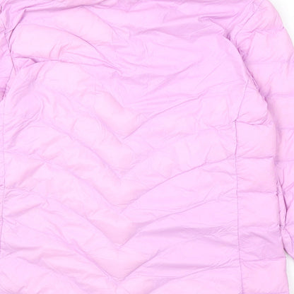 Womens UK Size 6 Marks and Spencer Pink Puffer Jacket