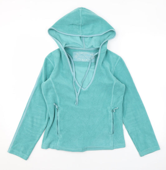 Womens UK Size 8 Marks and Spencer Blue Pullover Hoodie