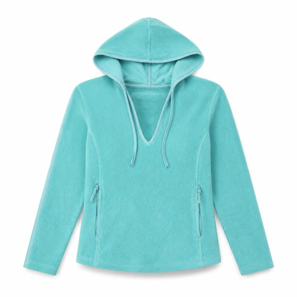 Womens UK Size 8 Marks and Spencer Blue Pullover Hoodie