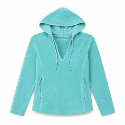 Womens UK Size 8 Marks and Spencer Blue Pullover Hoodie