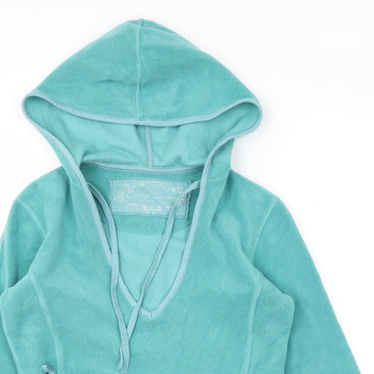 Womens UK Size 8 Marks and Spencer Blue Pullover Hoodie