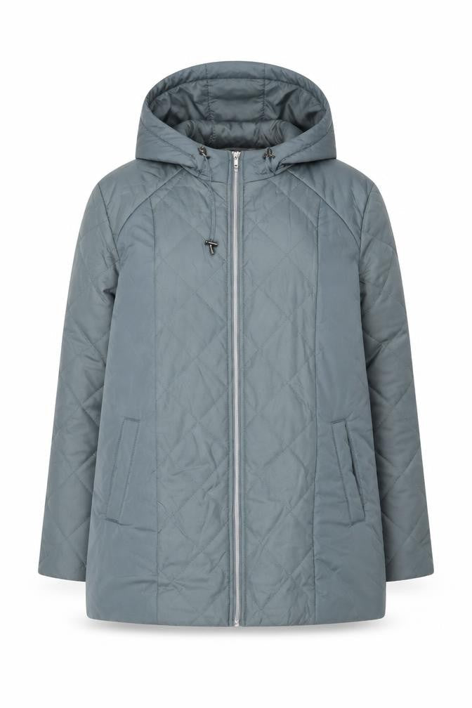 Womens UK Size S Anne De Lancay Blue Rain Coat
