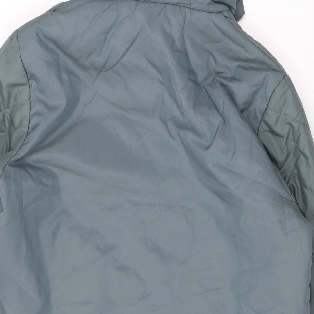 Womens UK Size S Anne De Lancay Blue Rain Coat