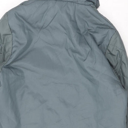 Womens UK Size S Anne De Lancay Blue Rain Coat