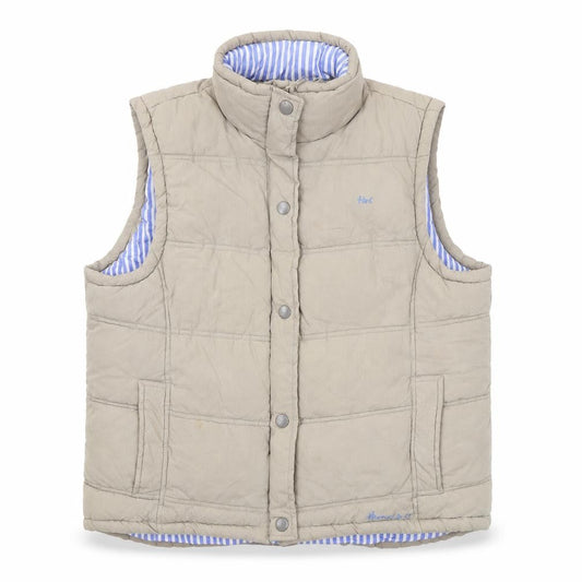 Thomas & Co Womens Beige Gilet Coat Size XL Zip